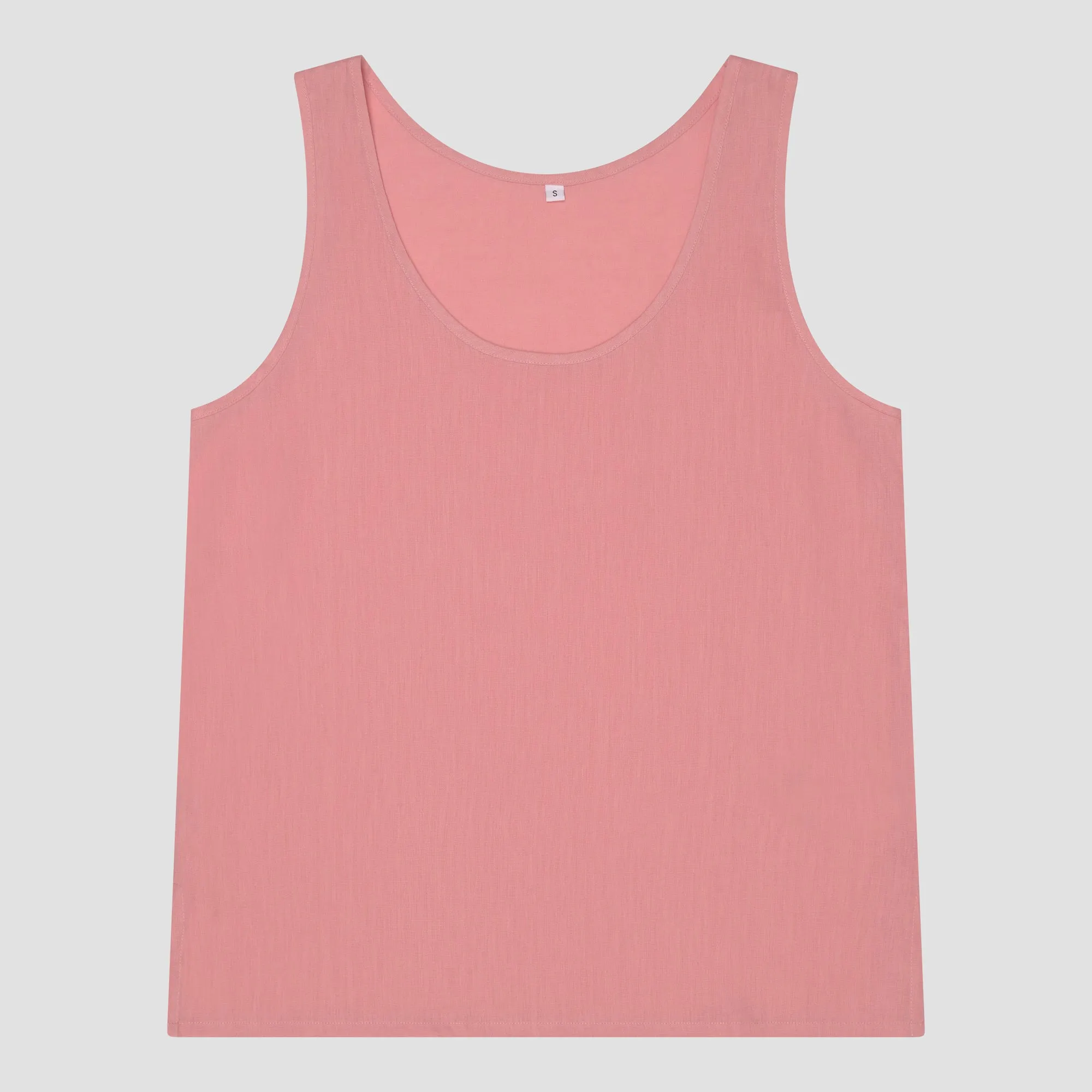 Pink Bloom Linen Tencel Cami Top Piglet In Bed