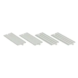 Plan Toys Rubber Road & Rail Expansion Tracks, Set A