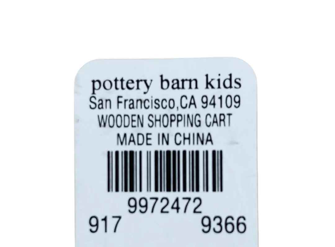 Pottery Barn Kids Wooden Shopping Cart