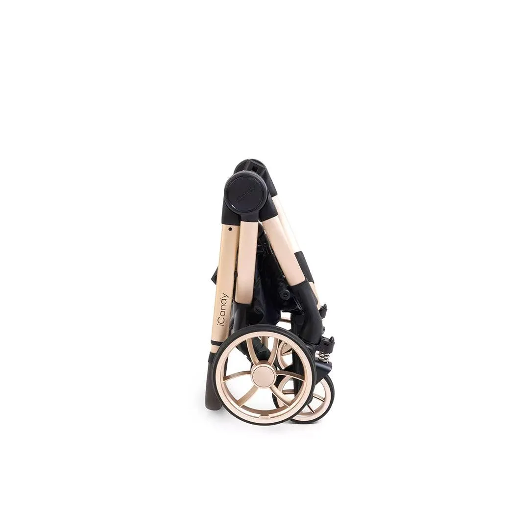 [Preloved] - iCandy Peach 7 EDITIONS Pushchair & Carrycot - Biscotti