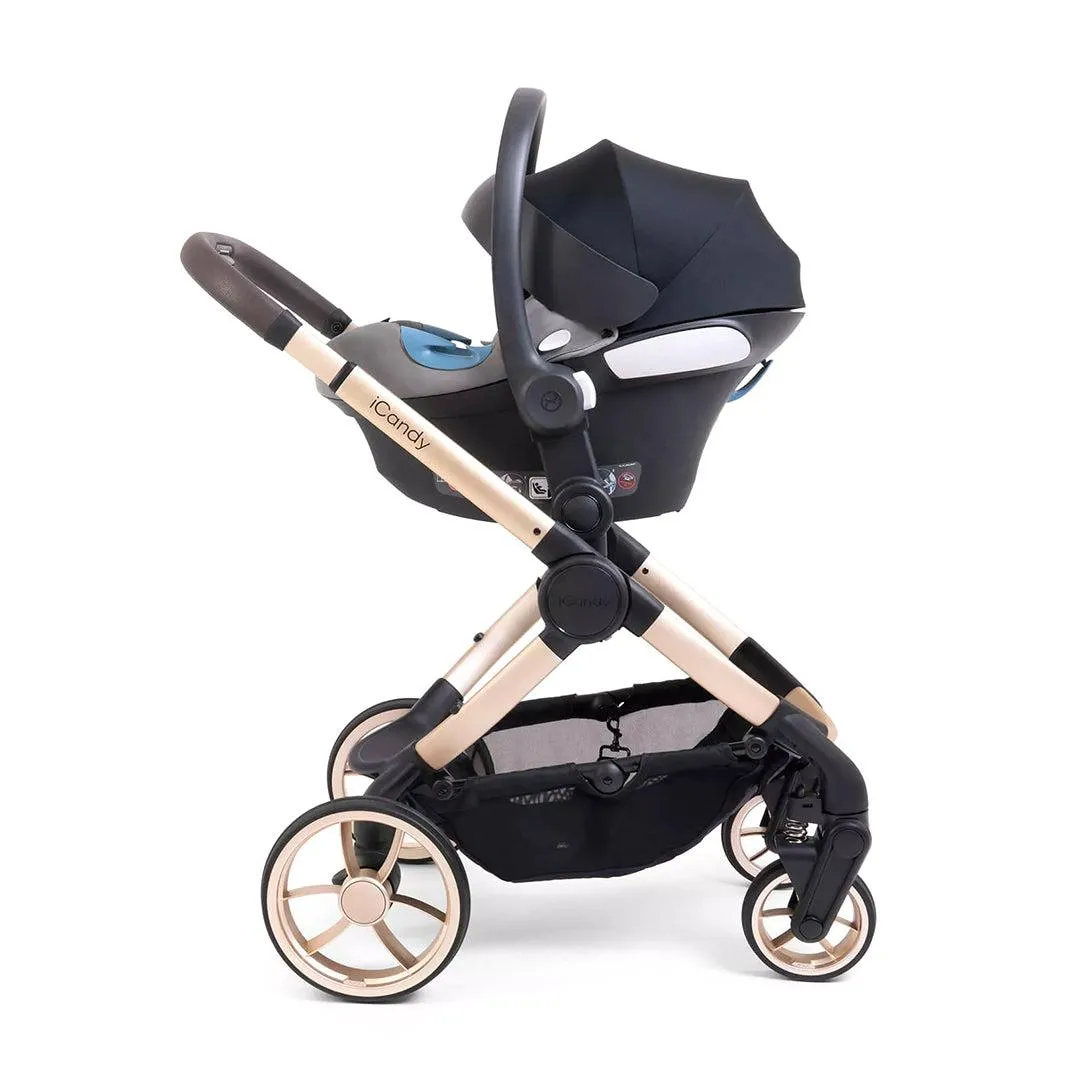 [Preloved] - iCandy Peach 7 EDITIONS Pushchair & Carrycot - Biscotti