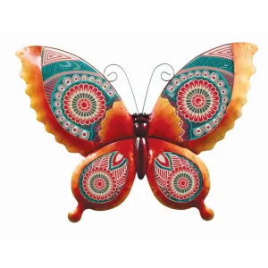 Printed Glass Butterfly, Asstd