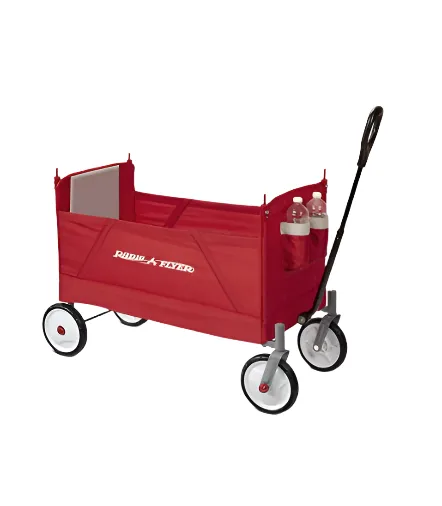 Radio Flyer 3-in-1 EZ Fold Wagon, Red, without Canopy