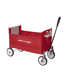 Radio Flyer 3-in-1 EZ Fold Wagon, Red, without Canopy