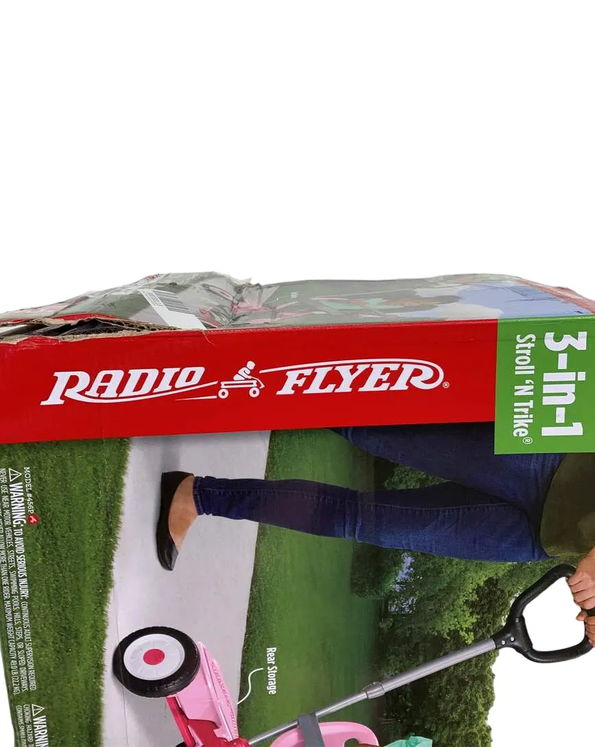 Radio Flyer 3-in-1 Stroll 'N Trike, Pink