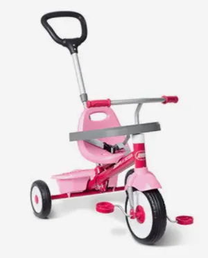 Radio Flyer 3-in-1 Stroll 'N Trike, Pink