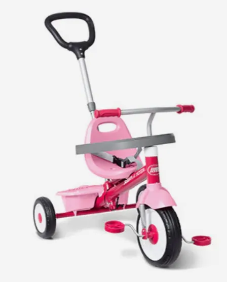 Radio Flyer 3-in-1 Stroll 'N Trike, Pink
