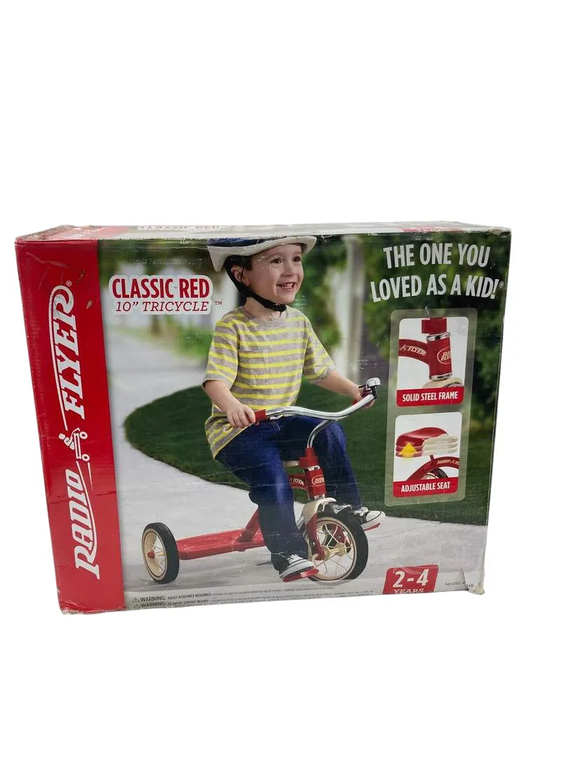 Radio Flyer Classic Tricycle, Red, 10"