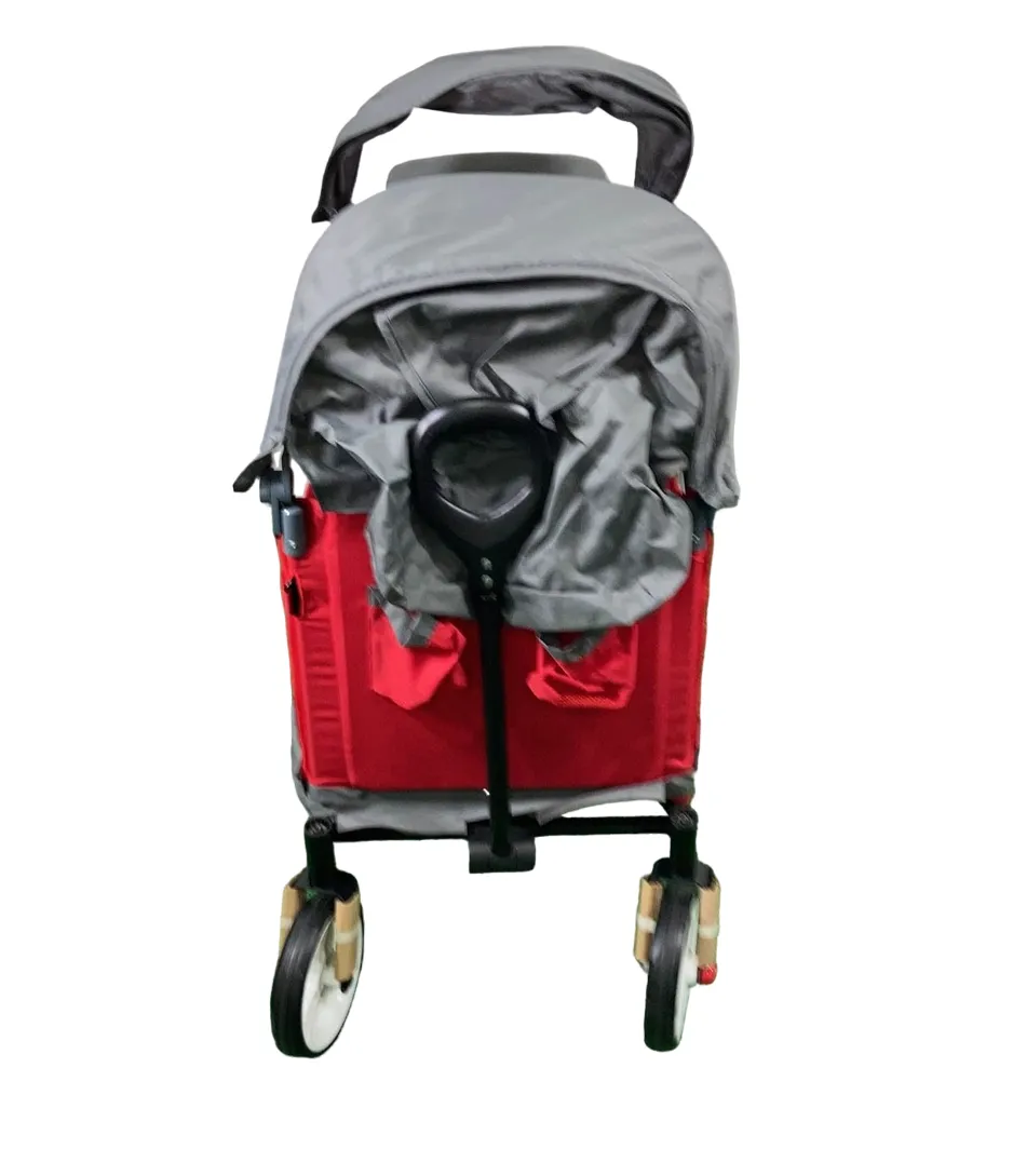 Radio Flyer Discovery Stroll 'N Wagon With Canopies, Red