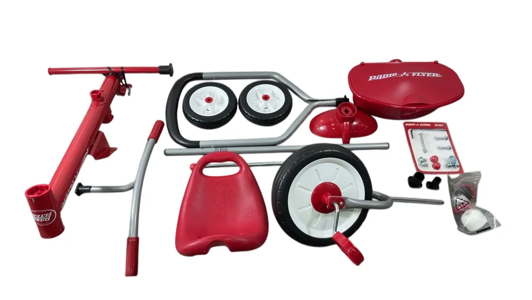 Radio Flyer Steer & Stroll Trike, Red