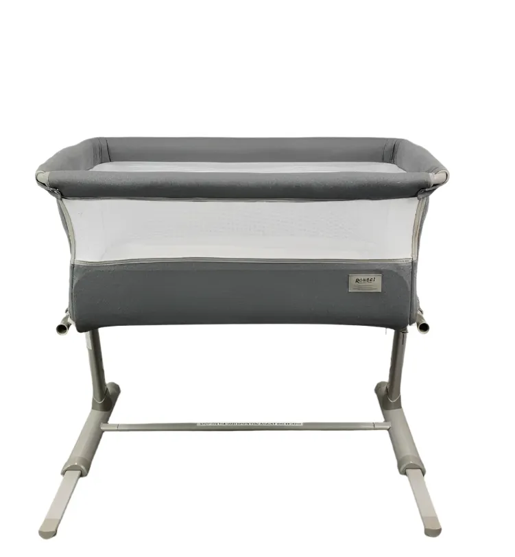 Ronbei Bedside Sleeper Bassinet, Light Grey