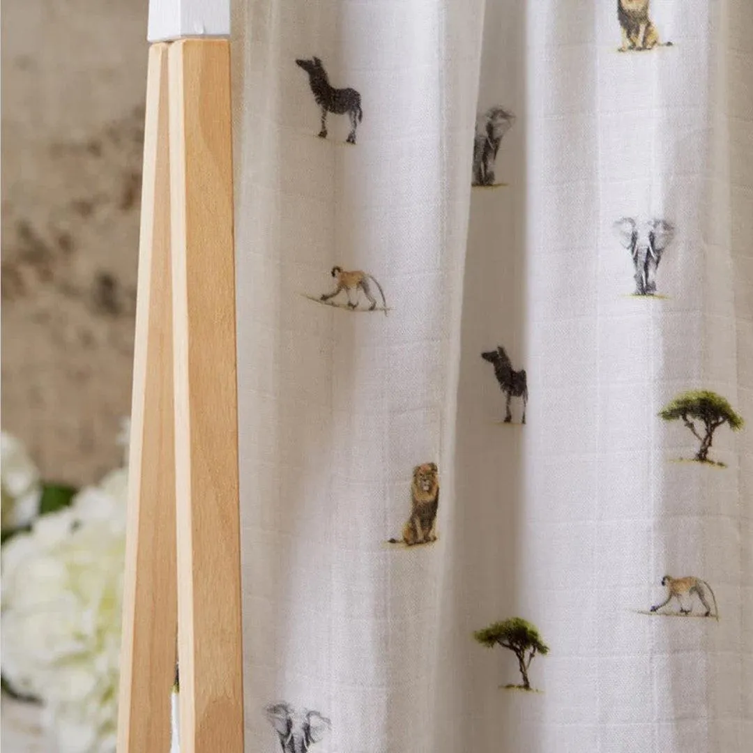 Rosa & Blue Muslin Squares - Safari - 3 Pack