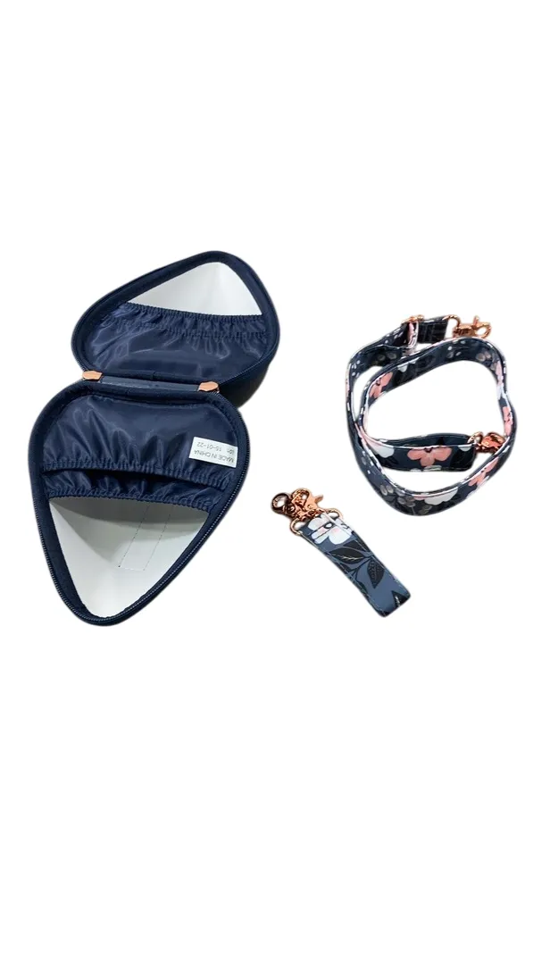 Sarah Wells Milkwear Case For Wearable Pumps, Navy/Le Floral