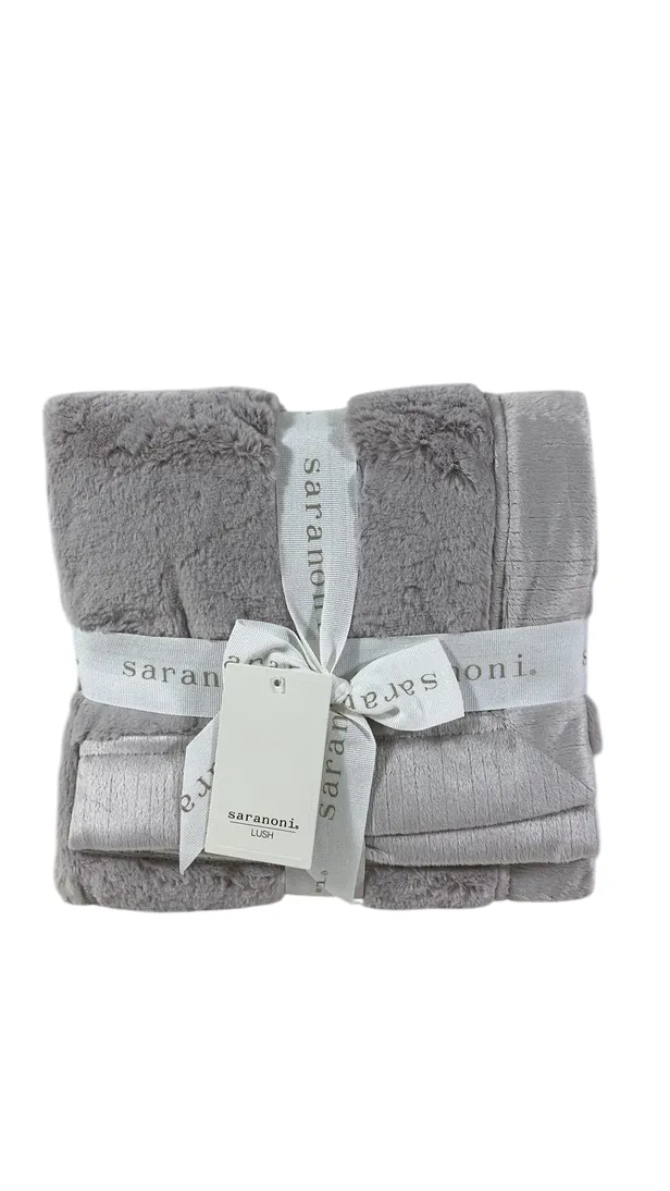 Saranoni Extra Large Lush Blanket, Feather