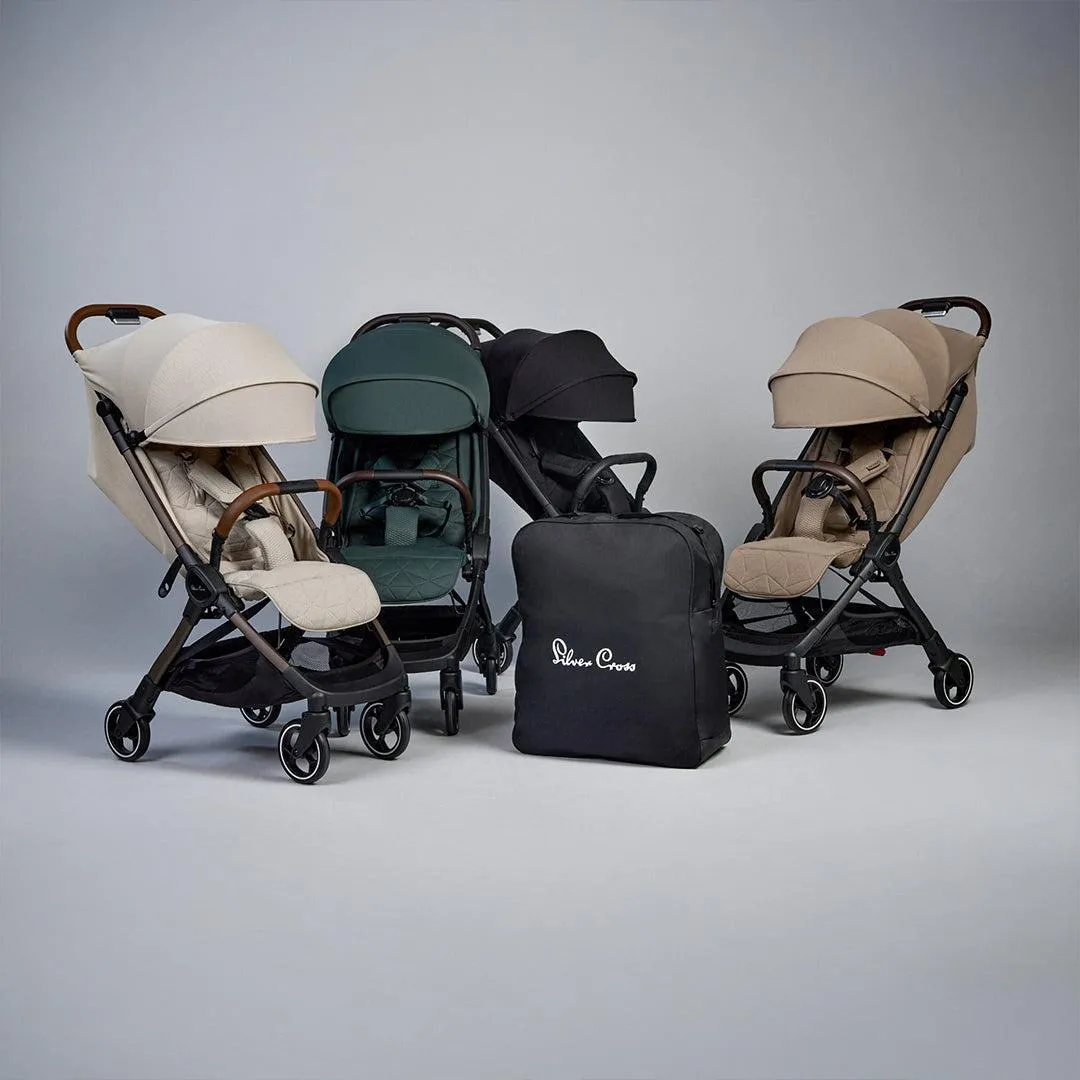 Silver Cross Clic 2 Compact Stroller - Latte