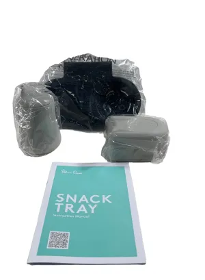 Silver Cross Dune/Reef Snack Tray, Black