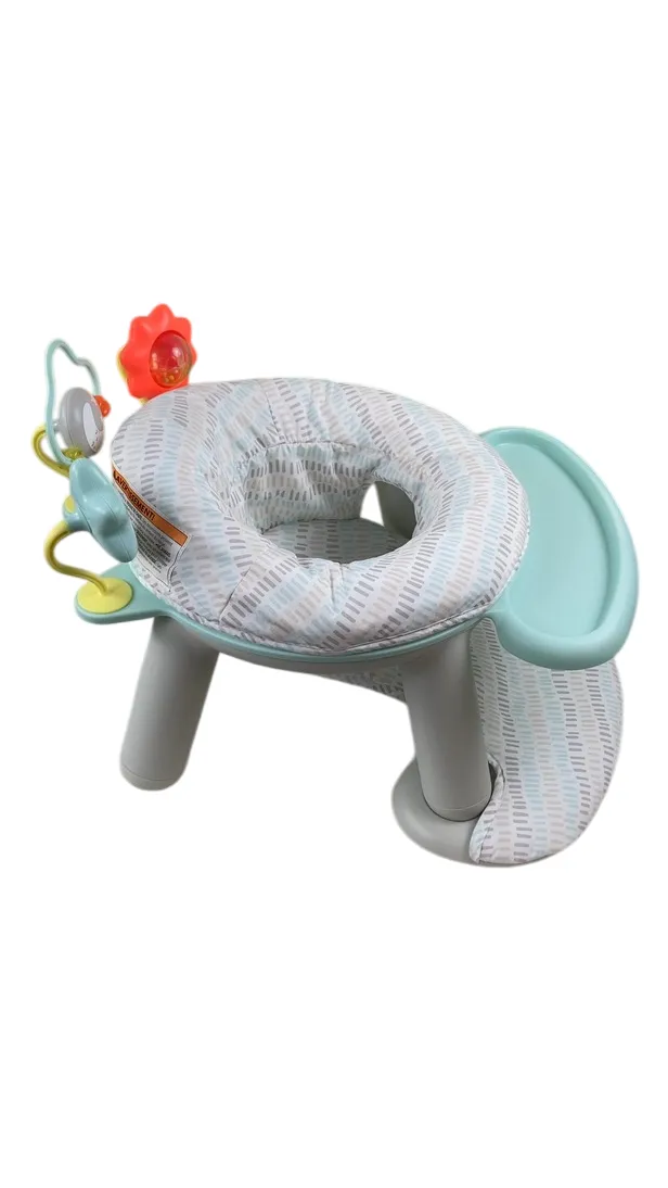 Skip Hop 2-in-1 Sit-up Activity Baby Chair, Silver Lining Cloud