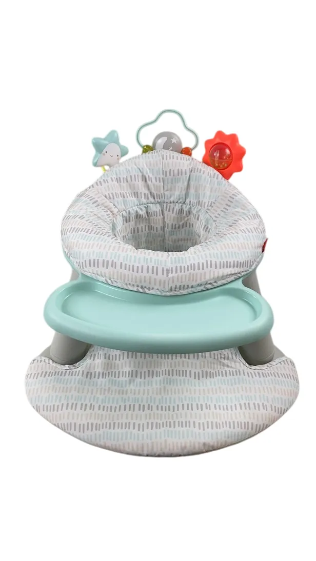 Skip Hop 2-in-1 Sit-up Activity Baby Chair, Silver Lining Cloud