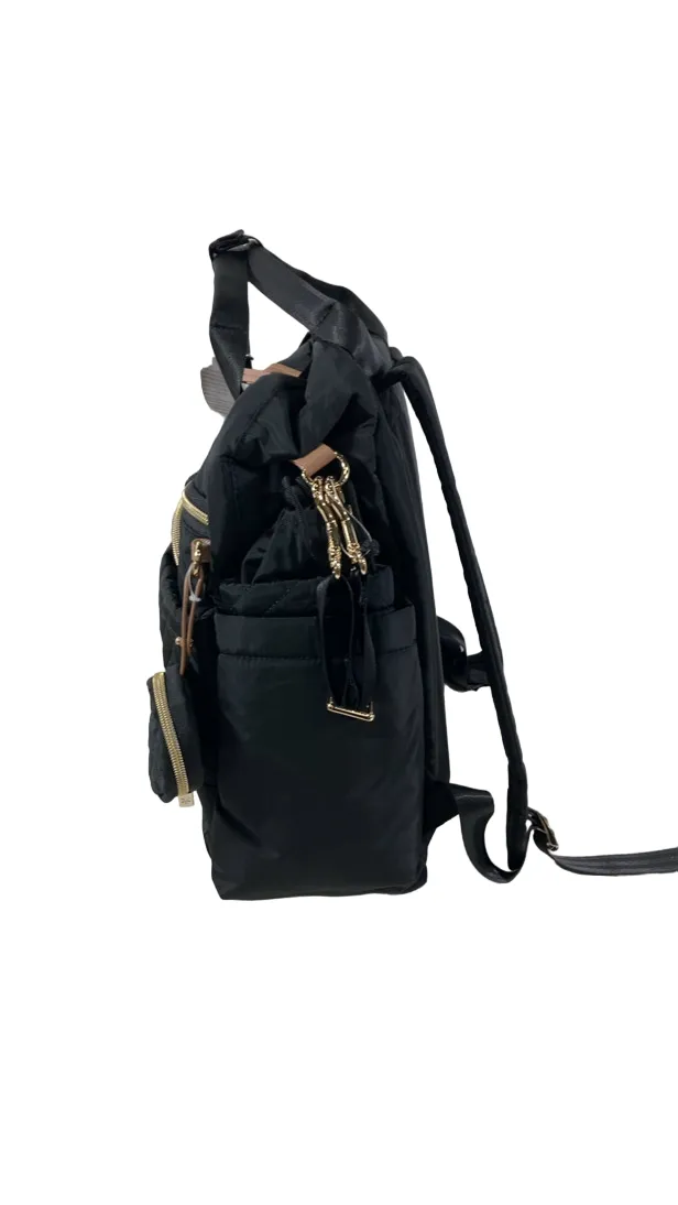 Skip Hop 6-in-1 Diaper Bag Backpack Suite, Black
