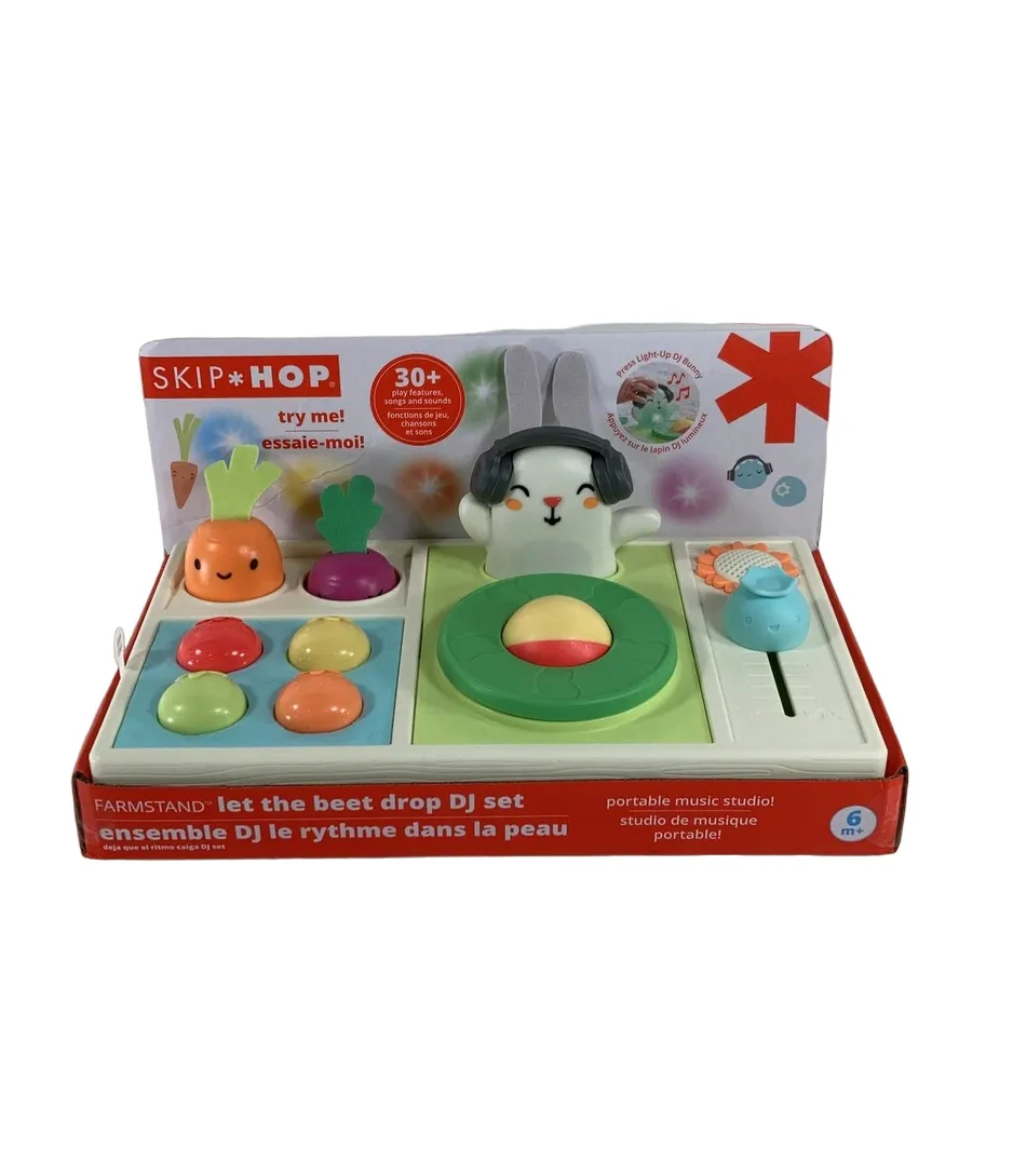 Skip Hop Farmstand Let The Beet Drop DJ Set Baby Musical Toy
