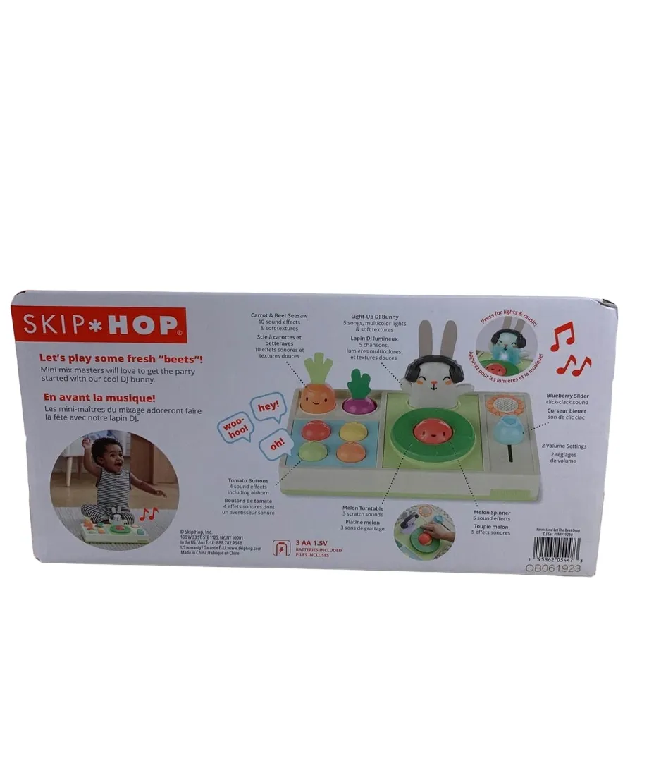 Skip Hop Farmstand Let The Beet Drop DJ Set Baby Musical Toy