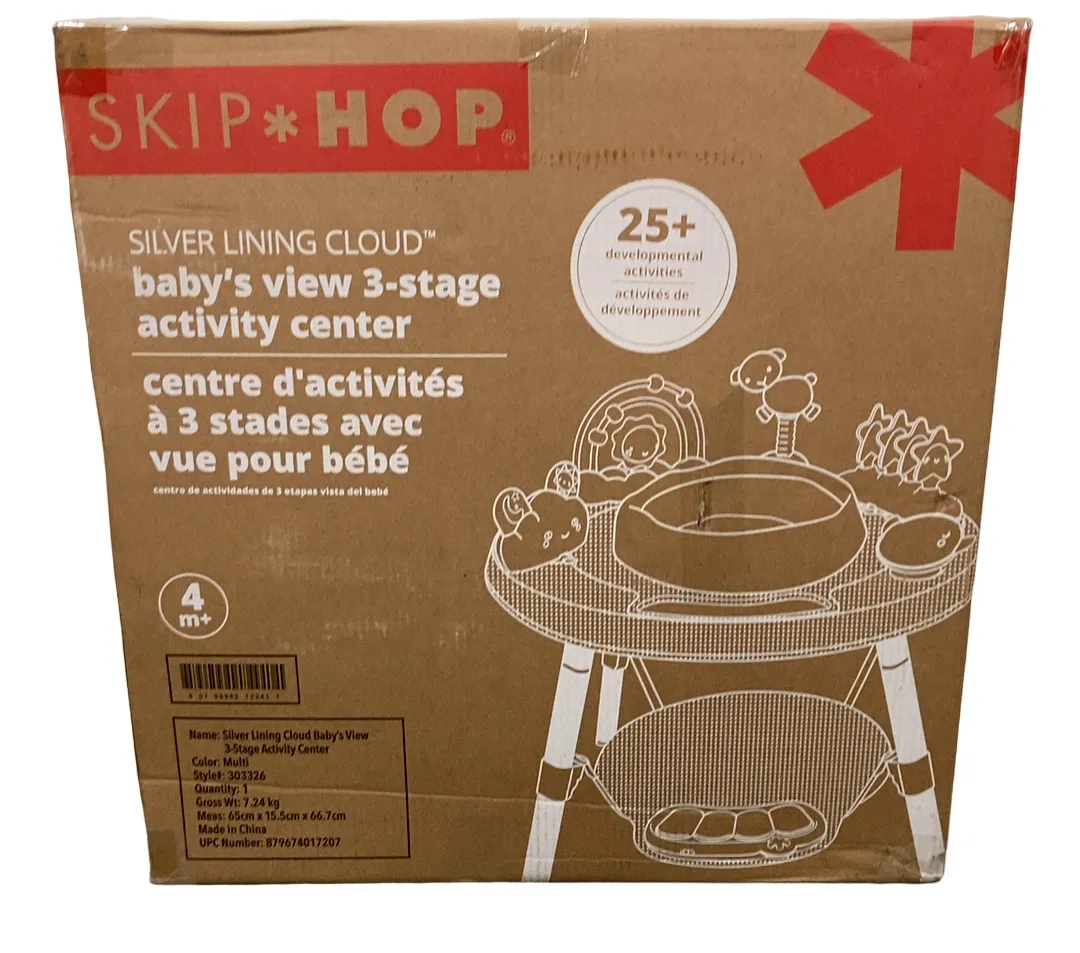 Skip Hop Silver Lining Cloud Baby's View Activity Center