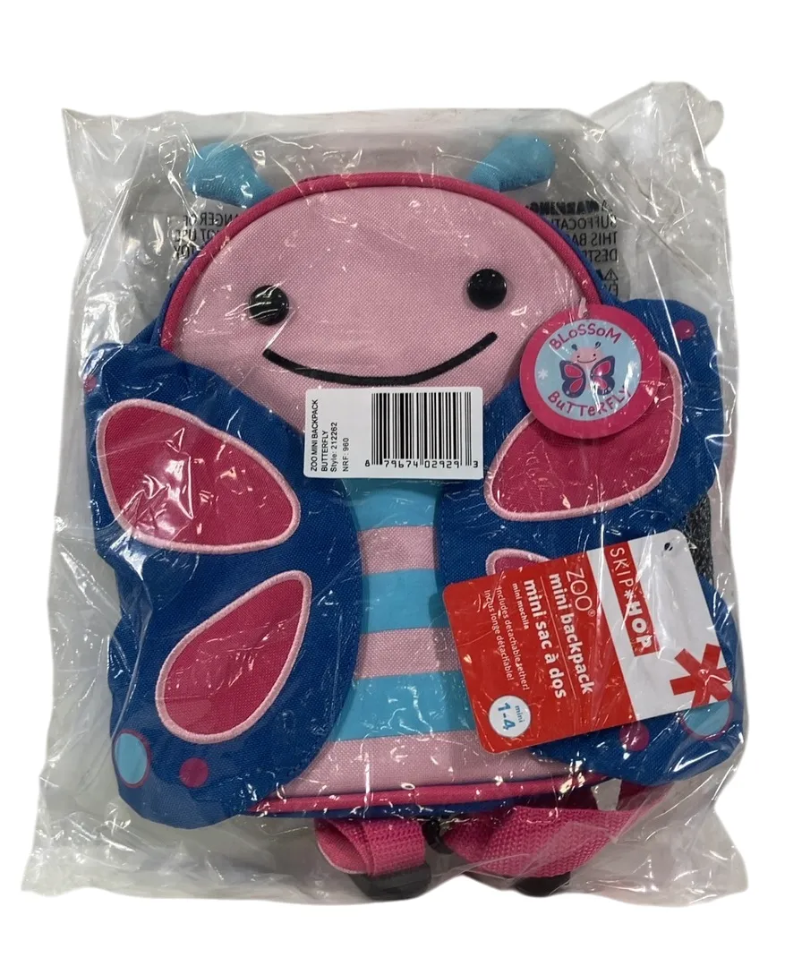 Skip Hop Zoo Mini Toddler Backpack, Butterfly