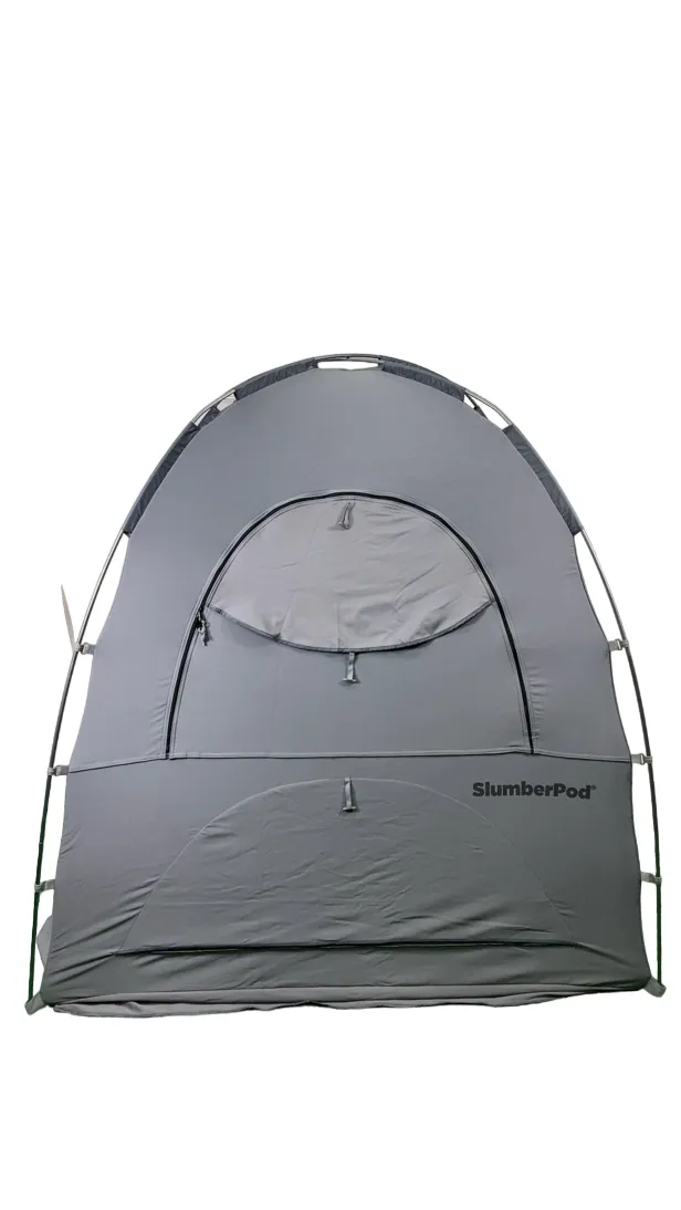 SlumberPod 3.0 Sleep Canopy with Fan, Morning Mist Gray