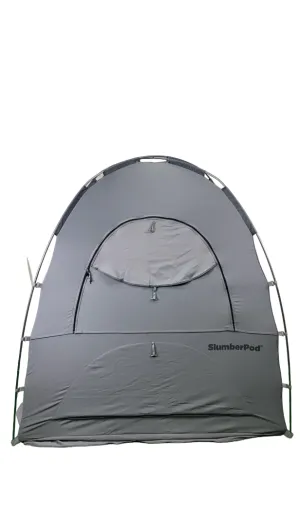 SlumberPod 3.0 Sleep Canopy with Fan, Morning Mist Gray