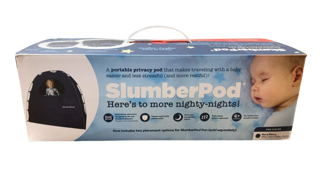 SlumberPod 3.0 Sleep Canopy with Fan, Navy