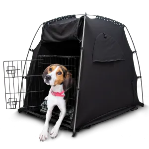 SlumberPod Pet Crate Cover, Black