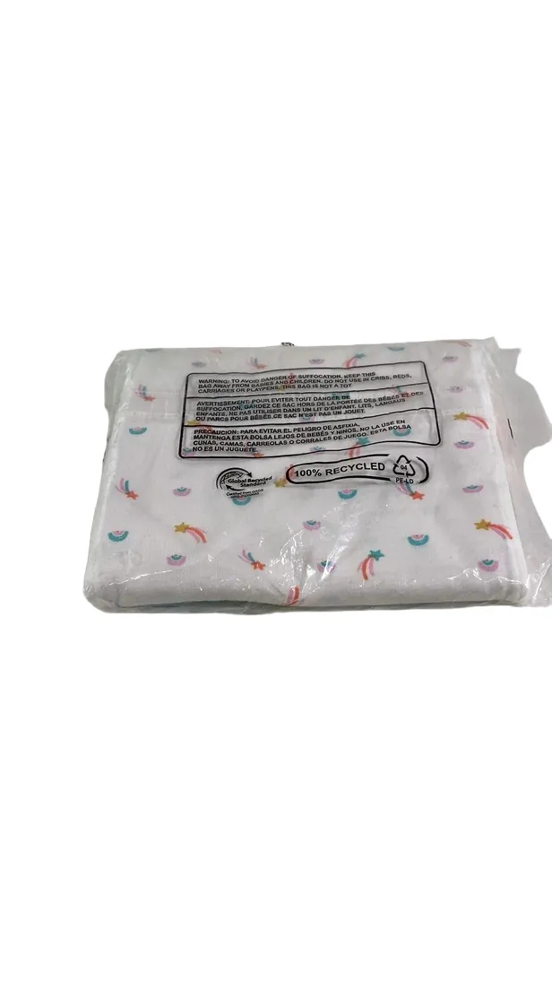 Small Story 4 Pack Burp Cloths, Shooting Stars