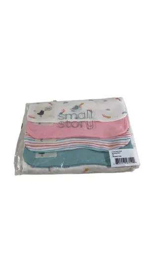 Small Story 4 Pack Burp Cloths, Shooting Stars