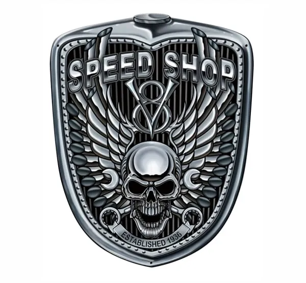 SPEED SHOP WALL ART