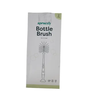 Sprucely Bottle Brush 2pack, White/Grey