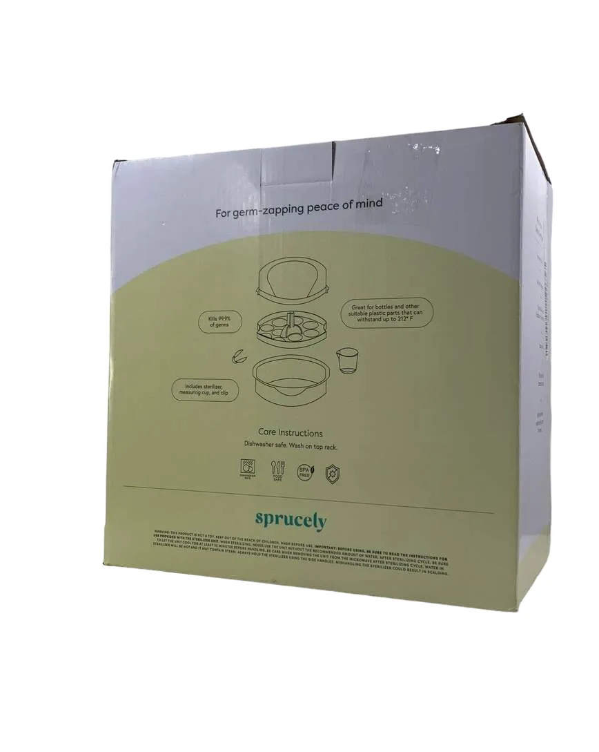 Sprucely Microwave Steam Sterilizer