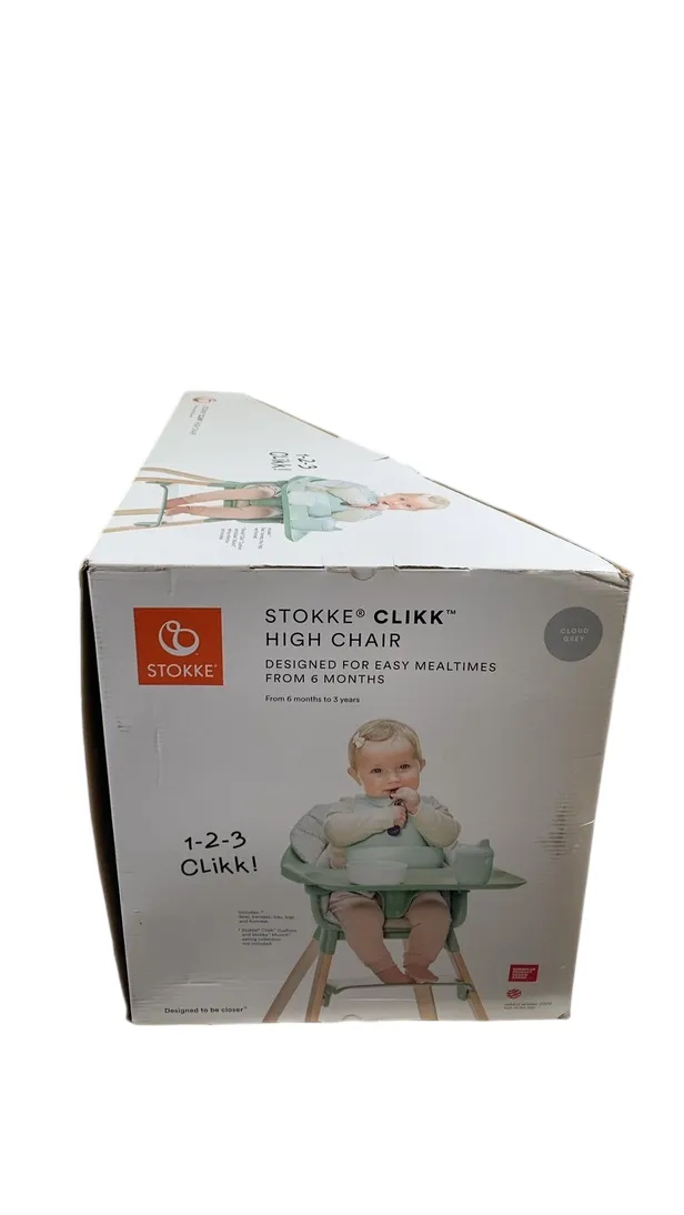 Stokke Clikk High Chair, Cloud Grey