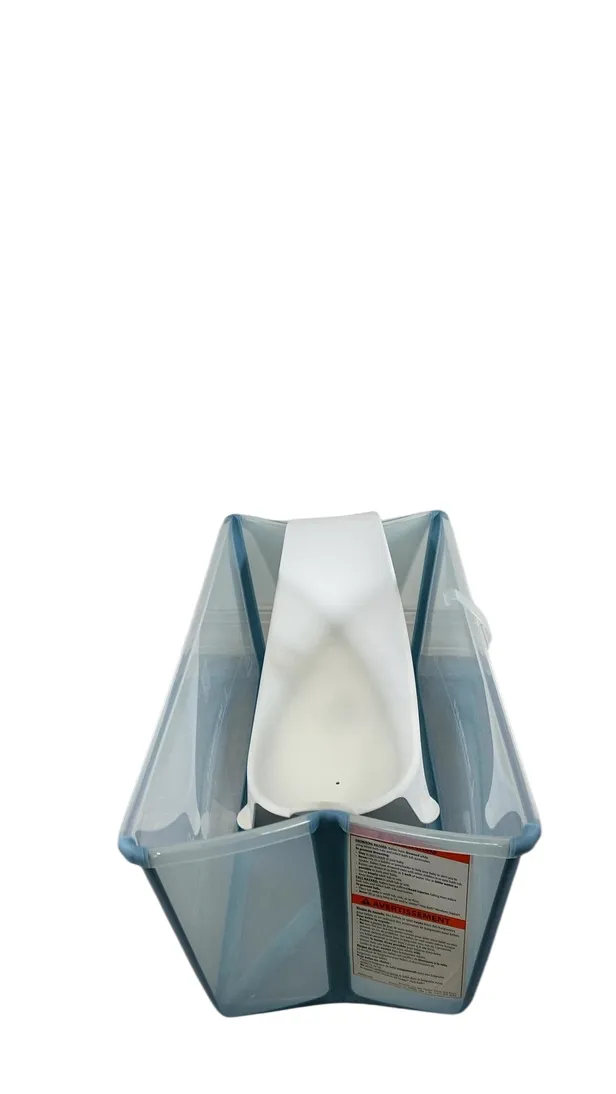 Stokke Flexi Bath Bundle Pack, Regular, Transparent Ocean Blue