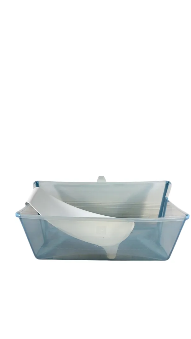 Stokke Flexi Bath Bundle Pack, Regular, Transparent Ocean Blue