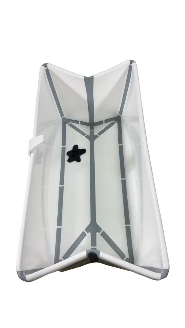 Stokke Flexi Bath Foldable Baby Bathtub, Regular, White
