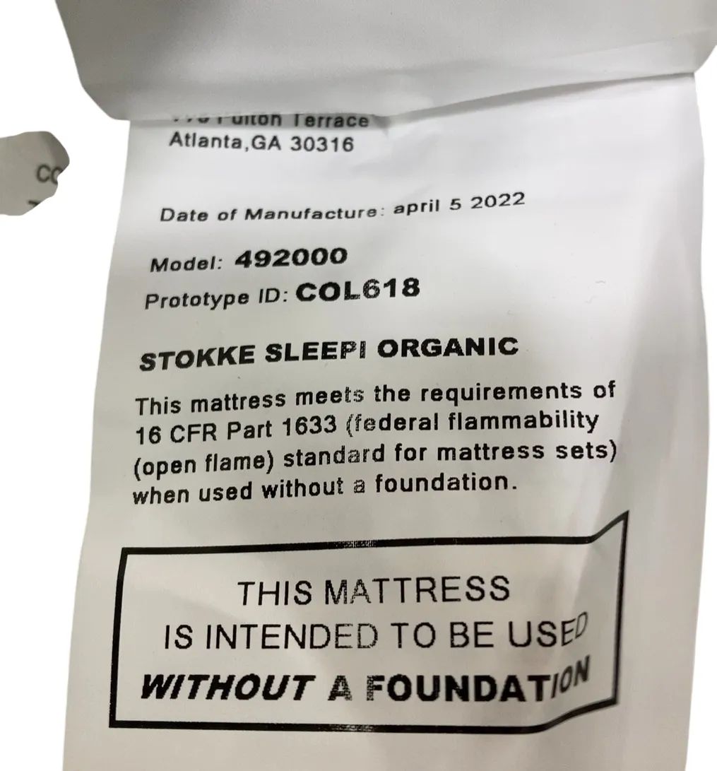 Stokke Sleepi Crib Mattress, V2, Colgate Cover