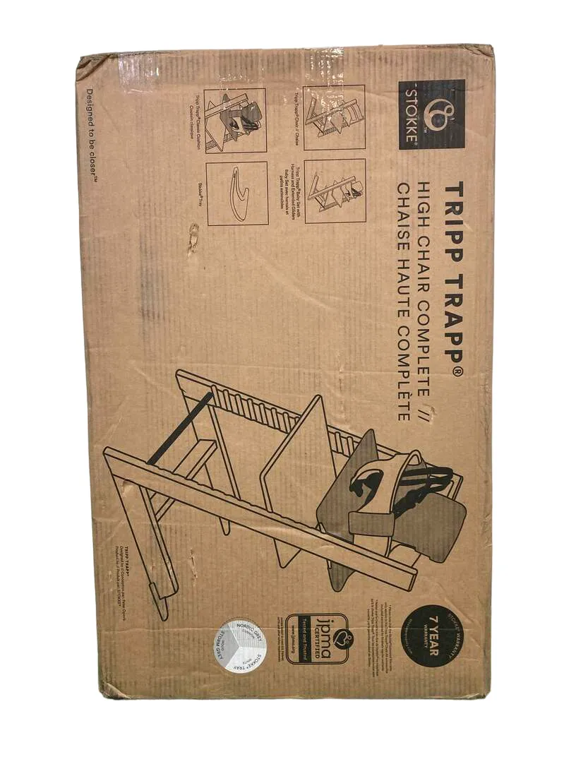 Stokke Tripp Trapp Complete High Chair, Storm Grey, Nordic Grey, 1