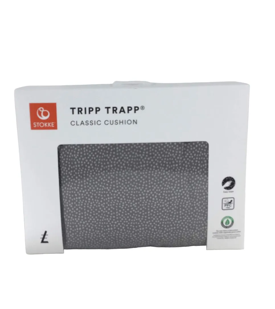 Stokke Tripp Trapp Complete High Chair, White, Dots Grey, 2