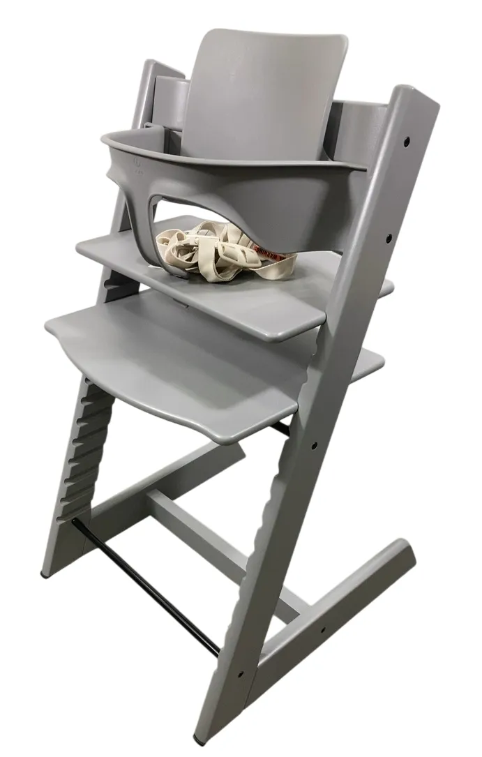 Stokke Tripp Trapp High Chair With Baby Set, 2, Storm Grey