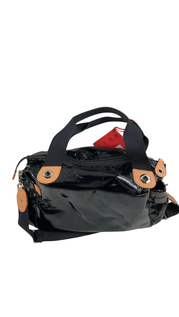 StorkSak Kate Patent Diaper Bag