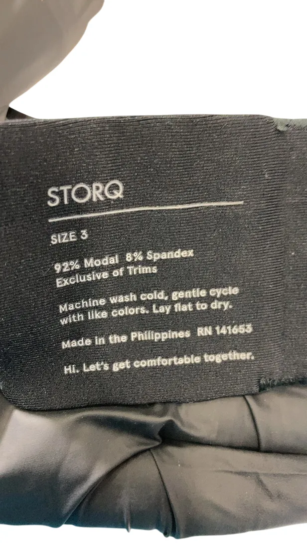 Storq Comfort Zone Nursing Bra, Black, 3 (Medium)