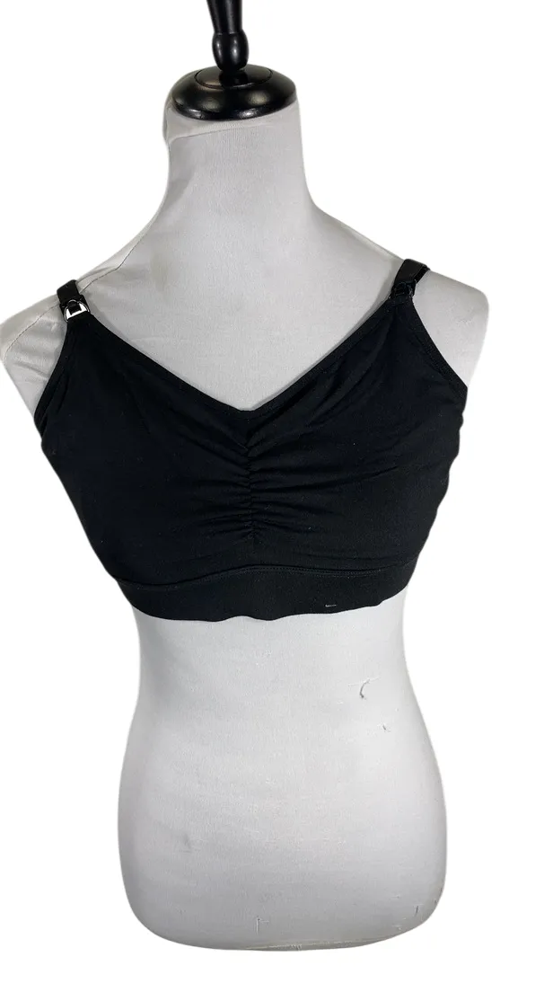 Storq Comfort Zone Nursing Bra, Black, 3 (Medium)