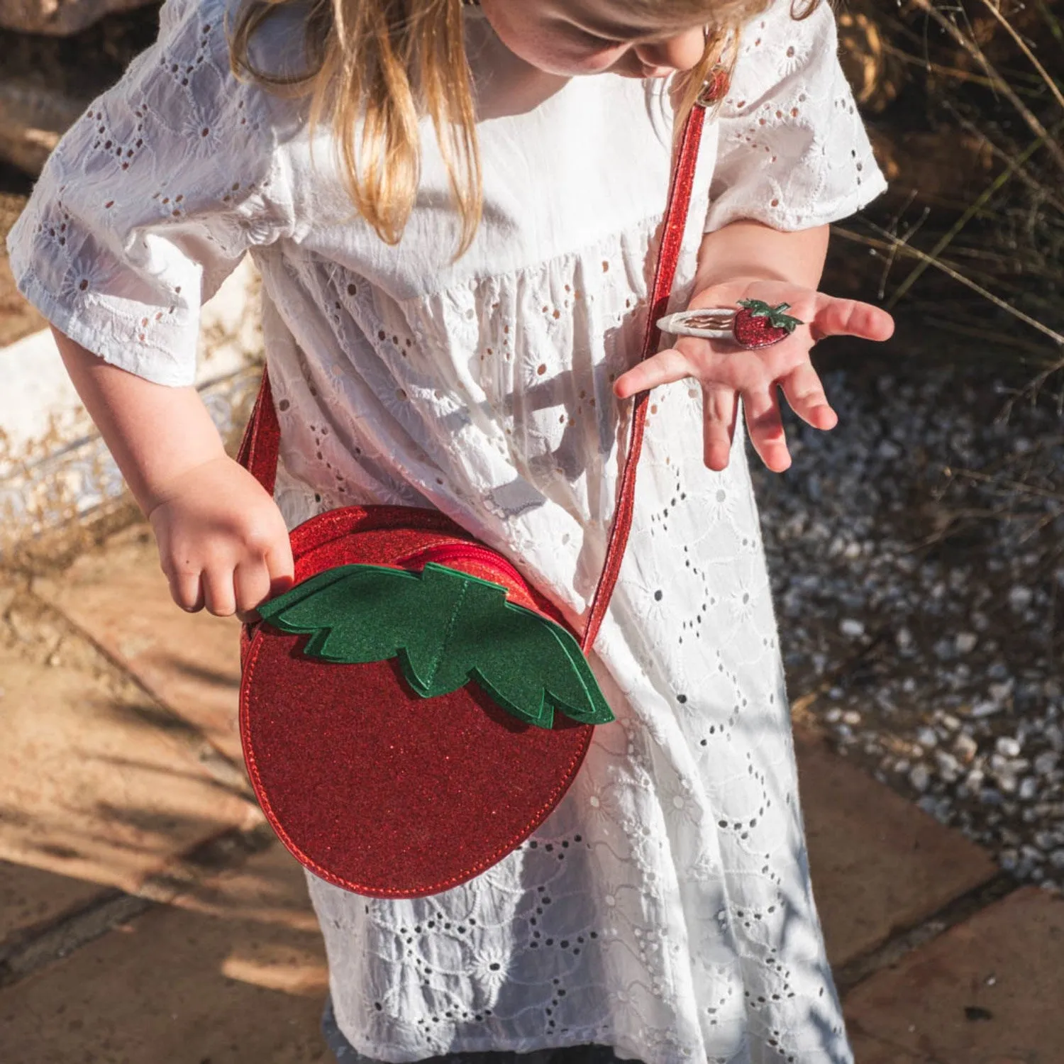 That's Mine Strawberry Red Juliet Shoulder Bag