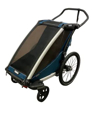 Thule Chariot Cross Bike Trailer Stroller 1 Seat, 2021, Majolica Blue