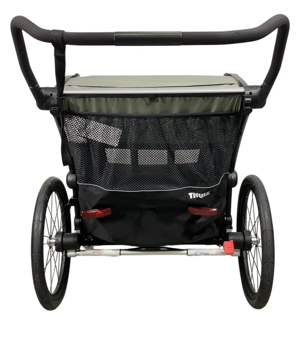 Thule Chariot Lite Bike Trailer Stroller 2 Seat , 2021, Agave-Black